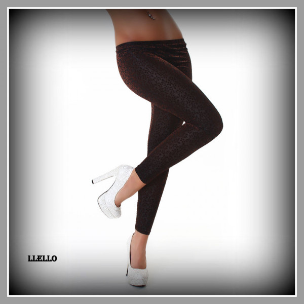 Leggings Blumenmuster